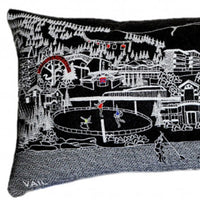 45" BlackVail Nighttime Skyline Lumbar Decorative Pillow