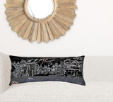 35" BlackVail Nighttime Skyline Lumbar Decorative Pillow