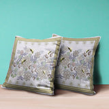 28x28 Purple Brown Bee Blown Seam Broadcloth Animal Print Throw Pillow