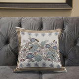 26x26 Pink Gray Bee Blown Seam Broadcloth Animal Print Throw Pillow