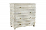 60" White Wash Solid Wood Seven Drawer Standard Dresser