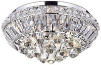 Jepharo Chrome Finished Crystal Ceiling Lamp