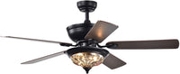 Micago 52 inches Indoor Black Finish Remote Controlled Ceiling Fan