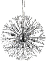 Eupifinia 12-light Crystal 24-inch Spherical Chandelier
