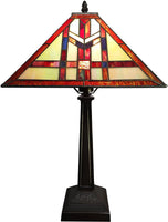 Savannah 1-light Tiffany-style 12-inch Table Lamp