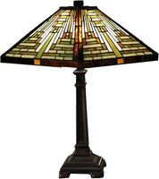 Luzon 1-light Multi-color 22-inch Tiffany-style Table Lamp