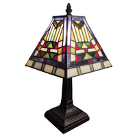 Alaina 1-light Tiffany-style 7.5-inch Table Lamp