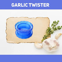 Garlic Twister Manual Garlic Crusher, Garlic Peeler, Crusher Stirrer, Garlic Presser, Unbreakable Plastic Multi Crusher, Ginger Squeezer Slicer Masher