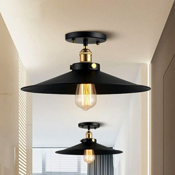 Louise 1-light Black Edison Lamp with Bulb