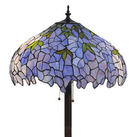 Indigo 2-Light Tiffany-style 19-inch Floor Lamp