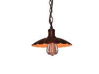 Lindsey 1-light Bronze 10-inch Edison Chandelier with Bulb