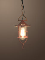 Leilani 1-light Rusty-style 9-inch Edison Pendant with Bulb