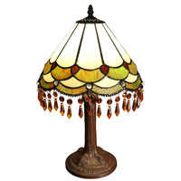 Nenenita 1-light Bohemian 12-inch Tiffany-style Table Lamp