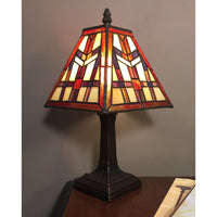 Sadie 1-light Tiffany-style 7.5-inch Table Lamp