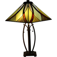 Sheen 2-light Multi-color 26-inch Tiffany-style Table Lamp