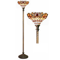 Tiffany-style Classic Jewel Torchiere