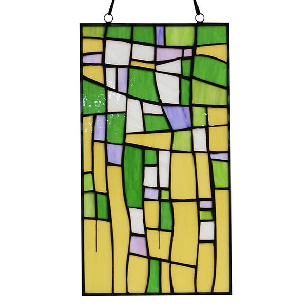 Tiffany-style Furaha 16-inch Window Panel