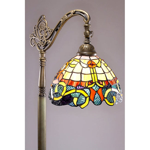 Tiffany-style Rome Reading Lamp