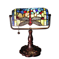 Warehouse of Tiffany Stella 12-inch Blue Dragonfly Accent Lamp
