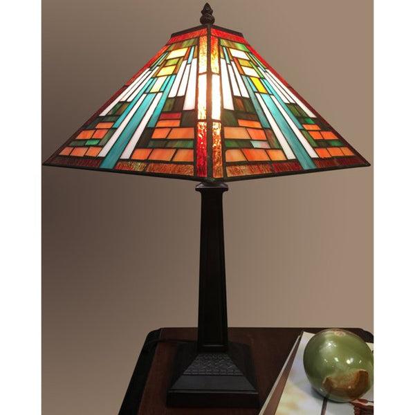 Elena 1-light Tiffany-style 12-inch Table Lamp